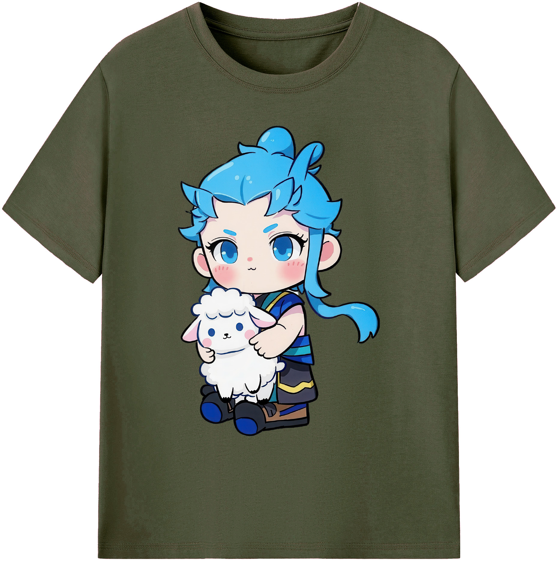 （画像用） Ne Zha 2 ナタ 魔童の大暴れ 綿100％ メンズ半袖Tシャツ｜肌触りやわらか＆通気性